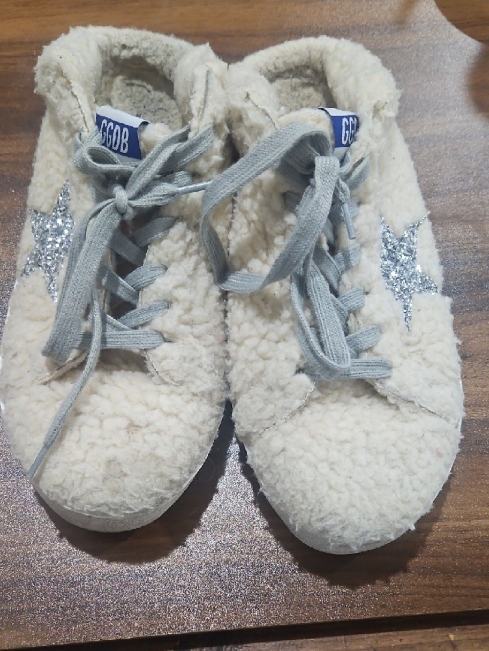 Golden Goose Superstar Sabot Shearling Sneakers size 8.5 - Picture 10 of 10
